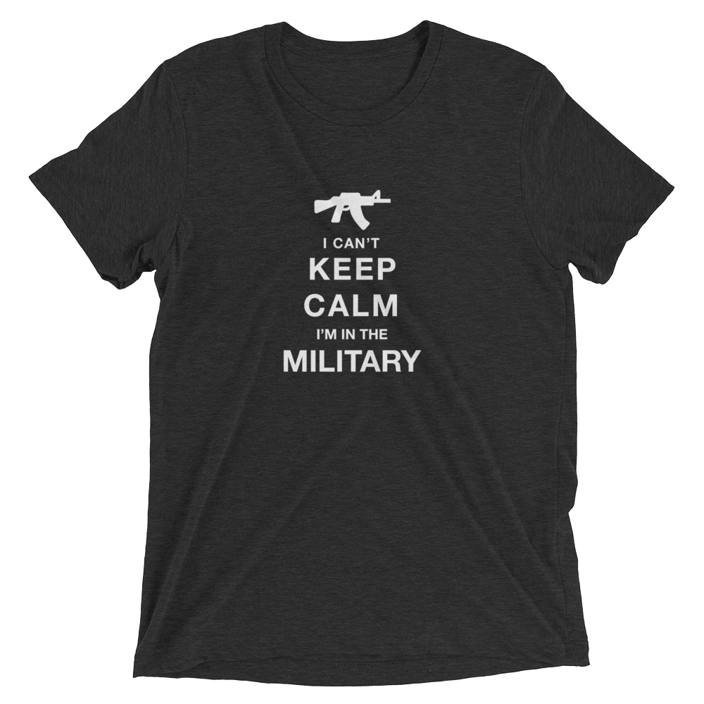 Keep Calm Short sleeve t-shirt-Warrior Lodge Media