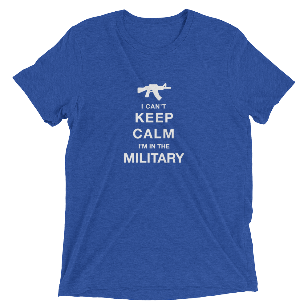 Keep Calm Short sleeve t-shirt-Warrior Lodge Media