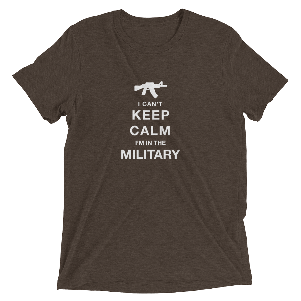 Keep Calm Short sleeve t-shirt-Warrior Lodge Media