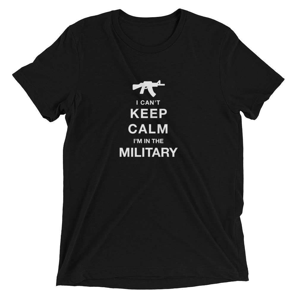 Keep Calm Short sleeve t-shirt-Warrior Lodge Media