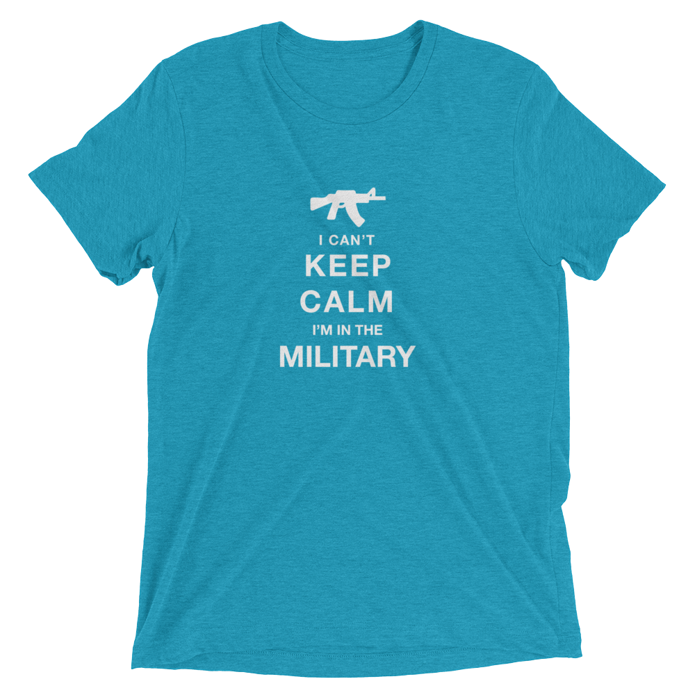 Keep Calm Short sleeve t-shirt-Warrior Lodge Media
