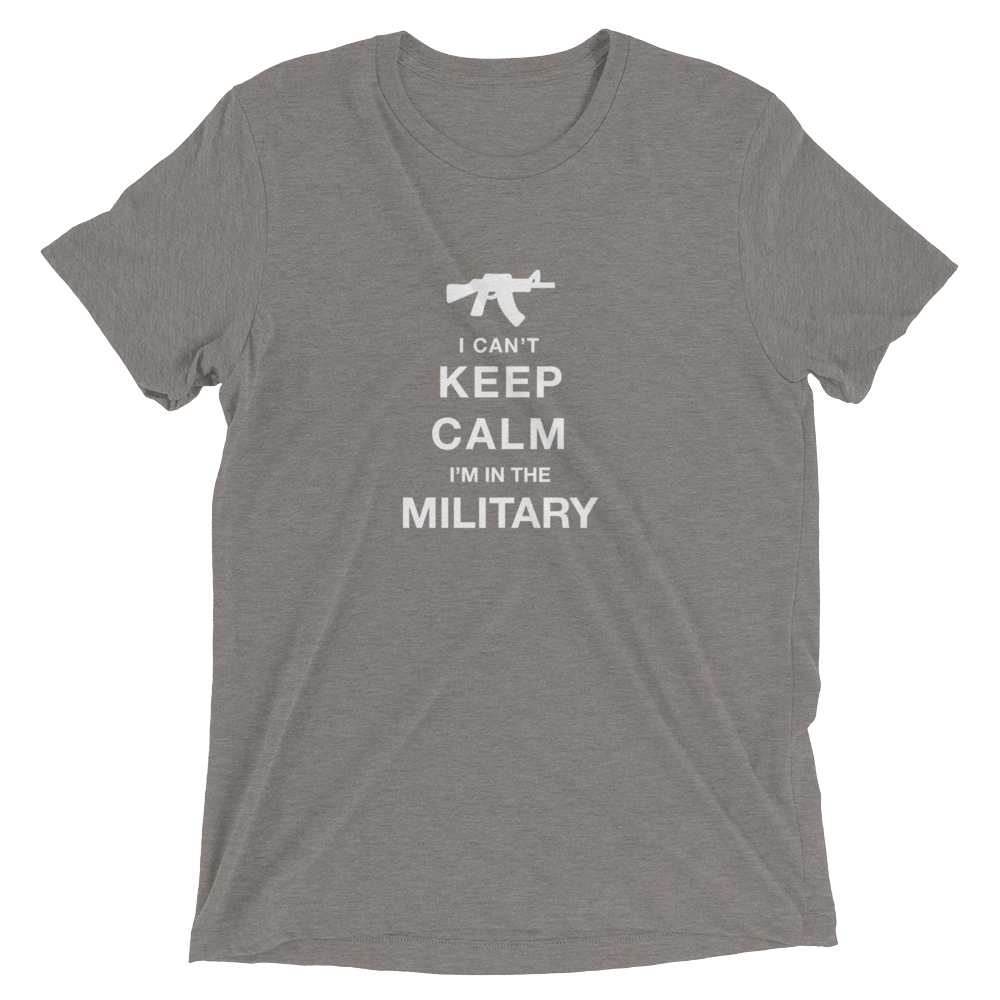 Keep Calm Short sleeve t-shirt-Warrior Lodge Media
