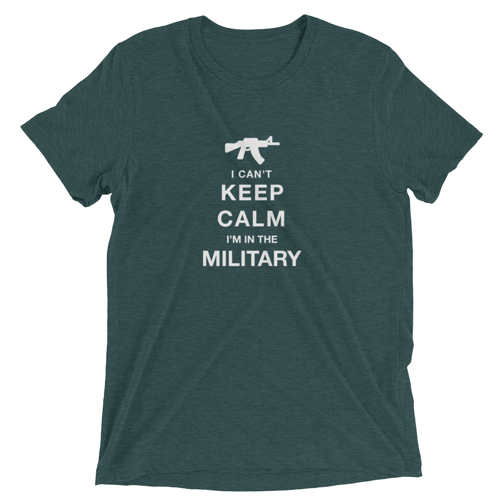 Keep Calm Short sleeve t-shirt-Warrior Lodge Media