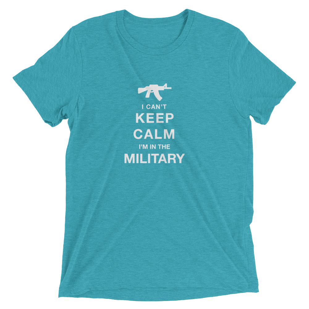 Keep Calm Short sleeve t-shirt-Warrior Lodge Media