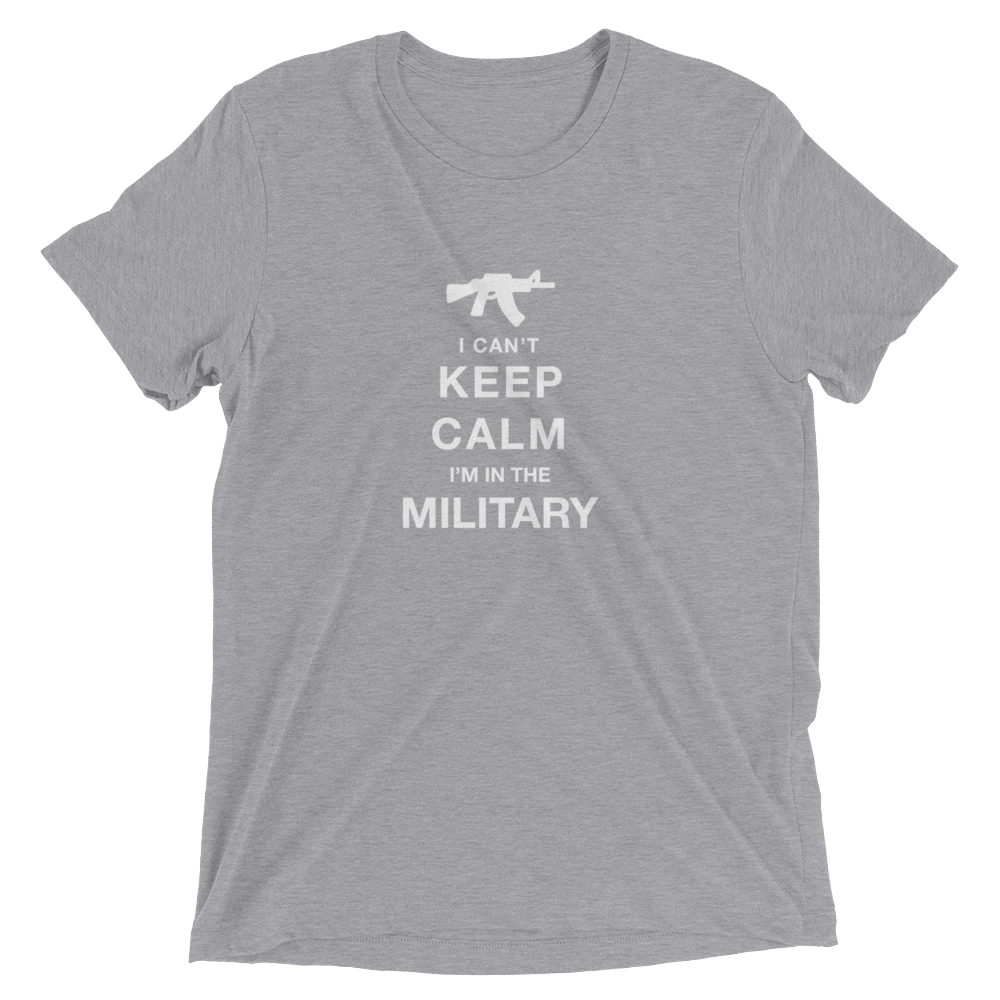 Keep Calm Short sleeve t-shirt-Warrior Lodge Media