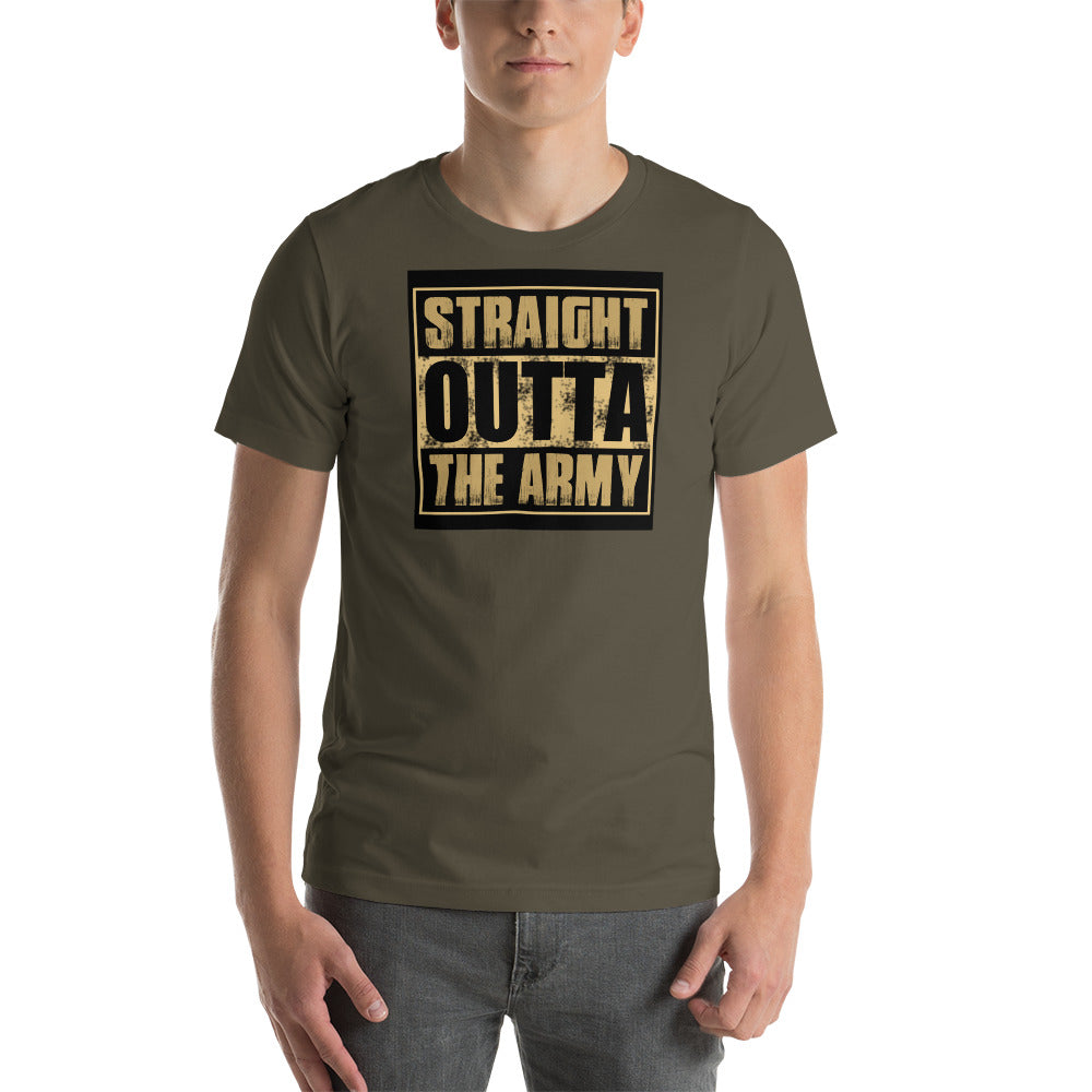 Straight Outta the Army Short-Sleeve Unisex T-Shirt