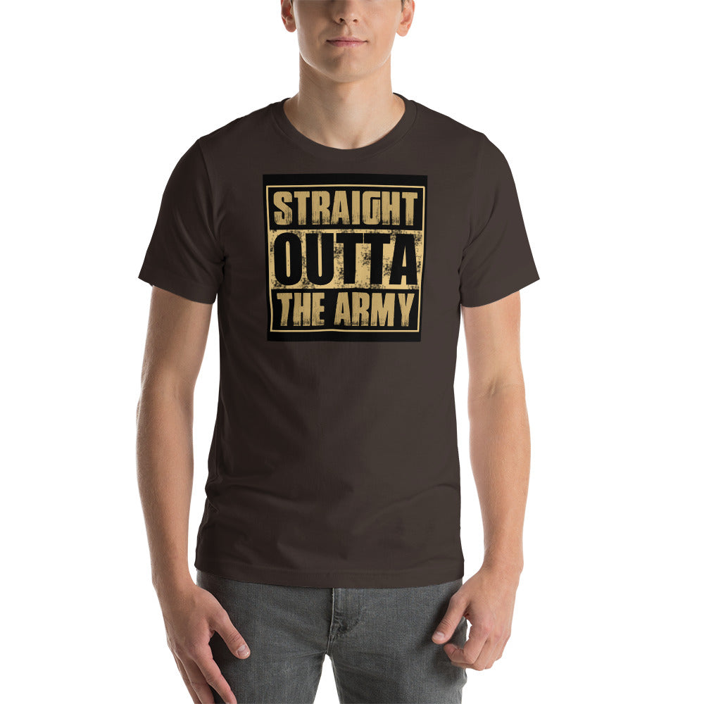 Straight Outta the Army Short-Sleeve Unisex T-Shirt