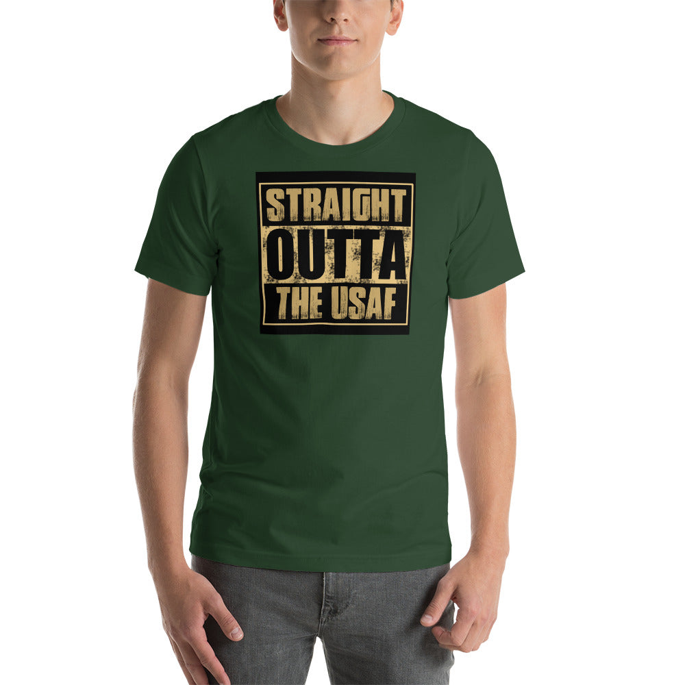 Straight Outta the USAF Short-Sleeve Unisex T-Shirt