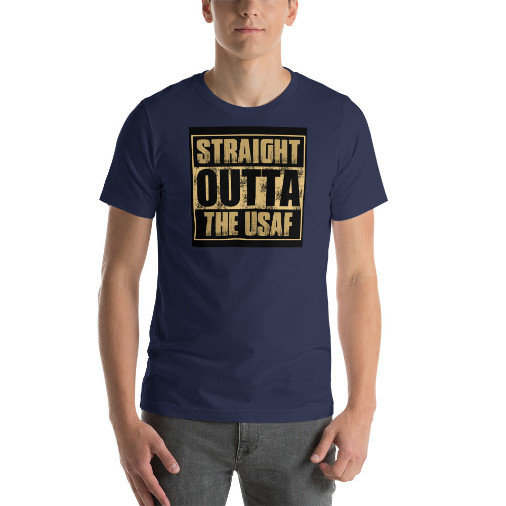 Straight Outta the USAF Short-Sleeve Unisex T-Shirt