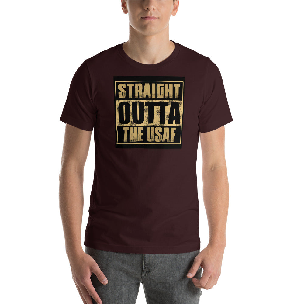 Straight Outta the USAF Short-Sleeve Unisex T-Shirt