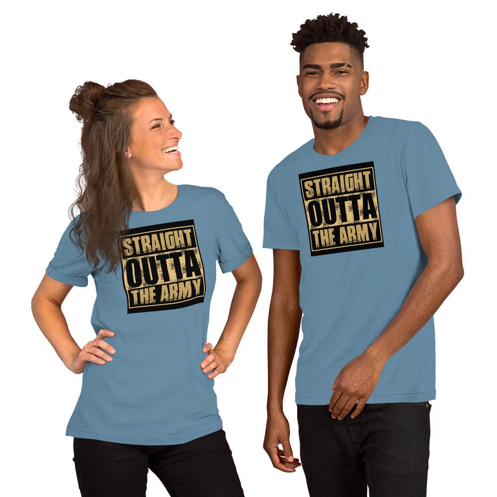 Straight Outta the Army Short-Sleeve Unisex T-Shirt