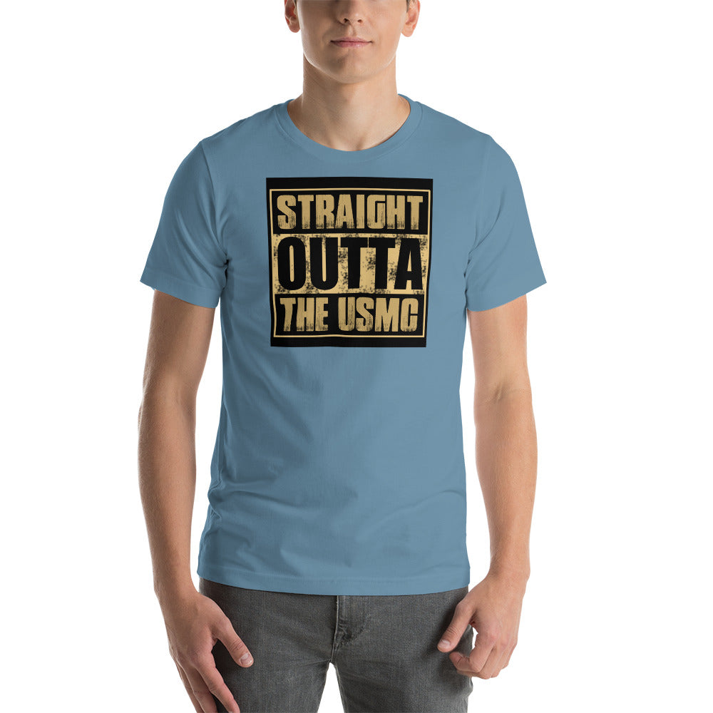 Straight Outta the USMC Short-Sleeve Unisex T-Shirt