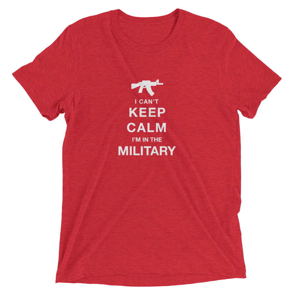 Keep Calm Short sleeve t-shirt-Warrior Lodge Media