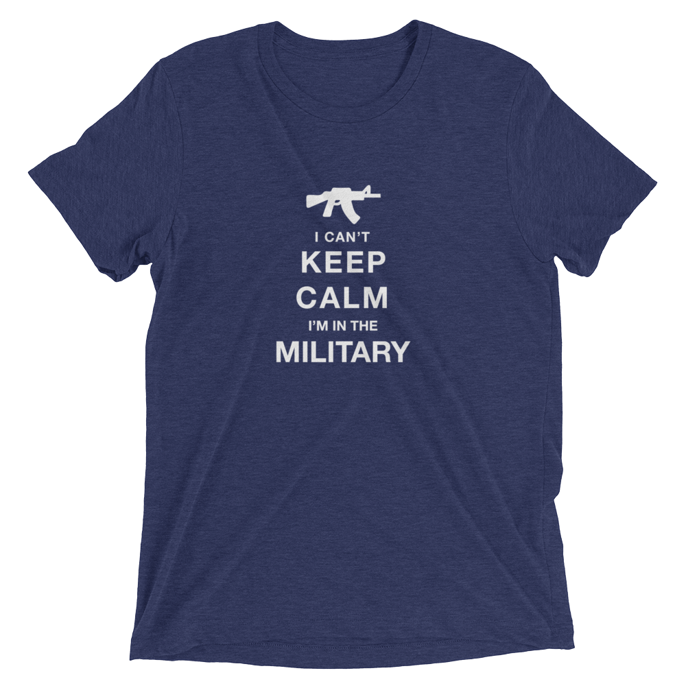 Keep Calm Short sleeve t-shirt-Warrior Lodge Media