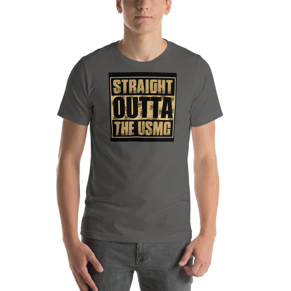 Straight Outta the USMC Short-Sleeve Unisex T-Shirt