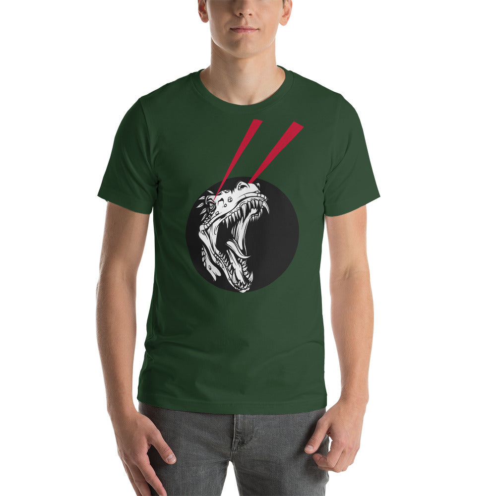 Laser Raptor Short-Sleeve Unisex T-Shirt