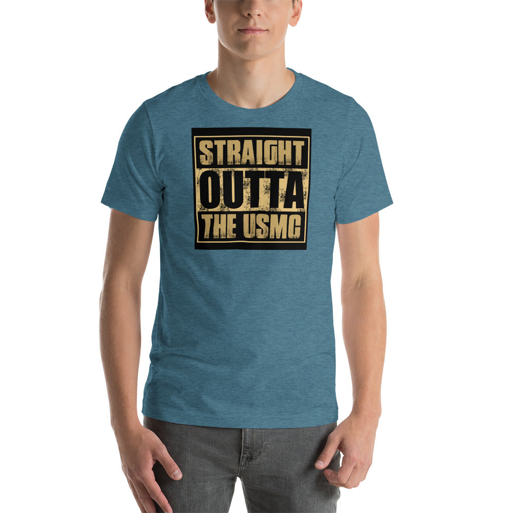 Straight Outta the USMC Short-Sleeve Unisex T-Shirt