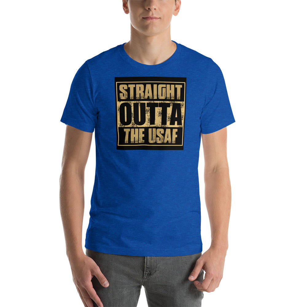 Straight Outta the USAF Short-Sleeve Unisex T-Shirt