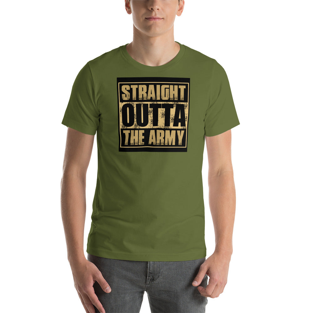 Straight Outta the Army Short-Sleeve Unisex T-Shirt