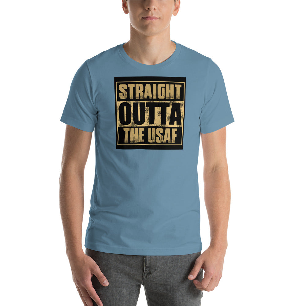 Straight Outta the USAF Short-Sleeve Unisex T-Shirt